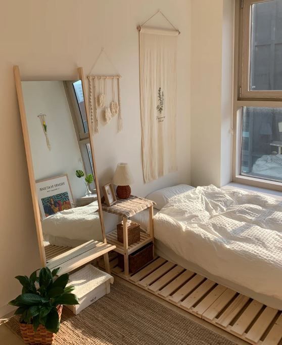 100 mẫu Decor phòng ngủ Vintage Hàn Quốc Á Âu đẹp có cửa sổ lớn