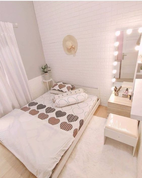 103 + Cách trang trí Decor phòng ngủ đẹp với tường dán giả gạch