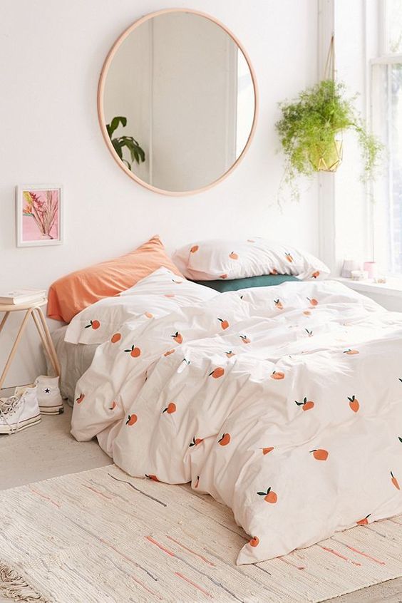 120 + Mẫu thiết kế Decor phòng ngủ Đẹp Chill với gương tròn