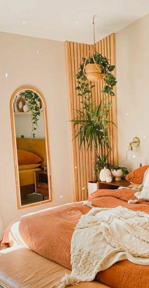 120 + Mẫu thiết kế Decor phòng ngủ Đẹp Chill với gương vòm