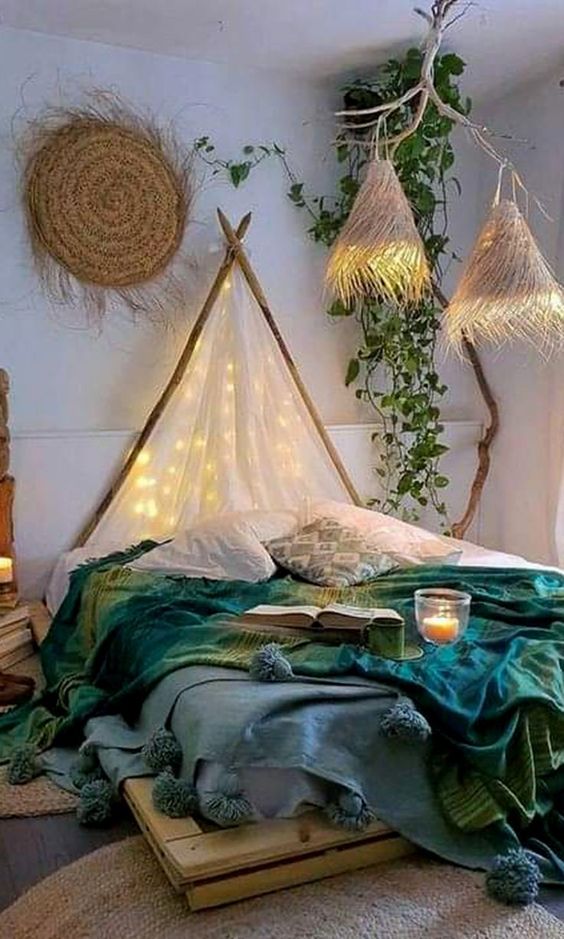 120 + Mẫu thiết kế Decor phòng ngủ Đẹp Chill xanh mát
