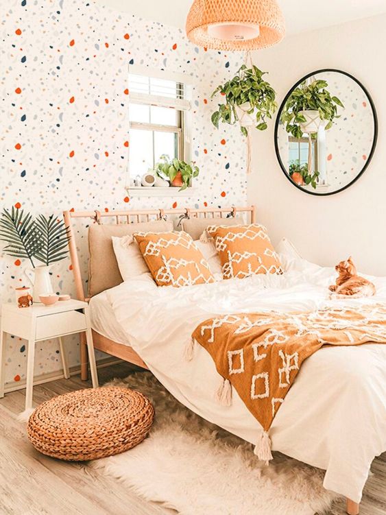 100 Cách Decor phòng ngủ Chill với giấy dán tường xinh xắn