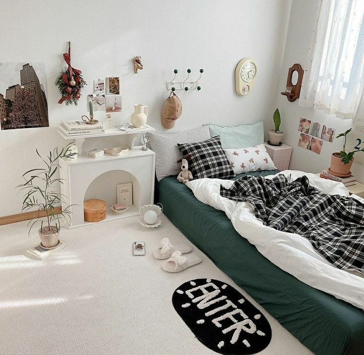 106 Cách Decor phòng ngủ Vintage Hàn Quốc với lò sưởi trang trí