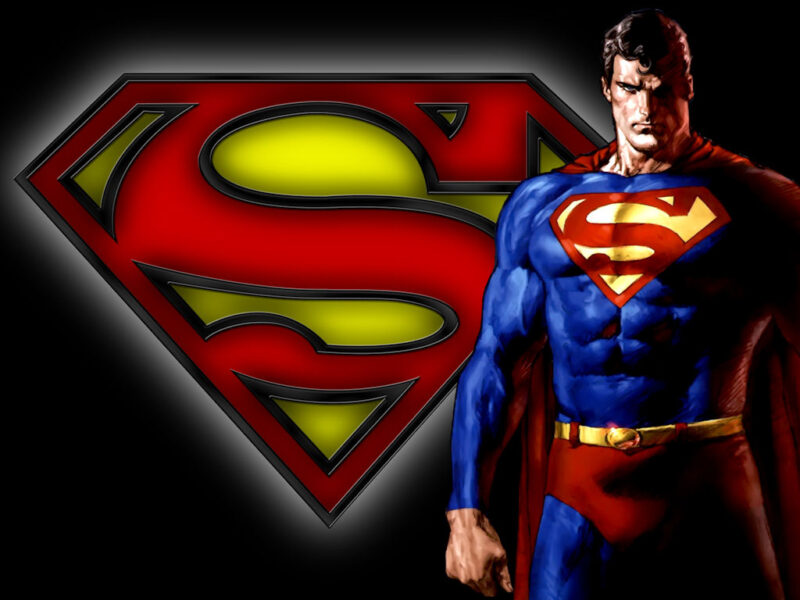 (Ảnh Siêu Nhân)Hình ảnh Siêu Nhân Superman Và Logo