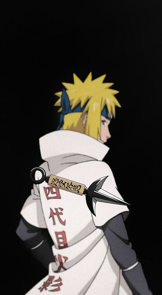 Hình ảnh Naruto Ngầu đẹp Naruto Anime Quay Lưng Nền đen