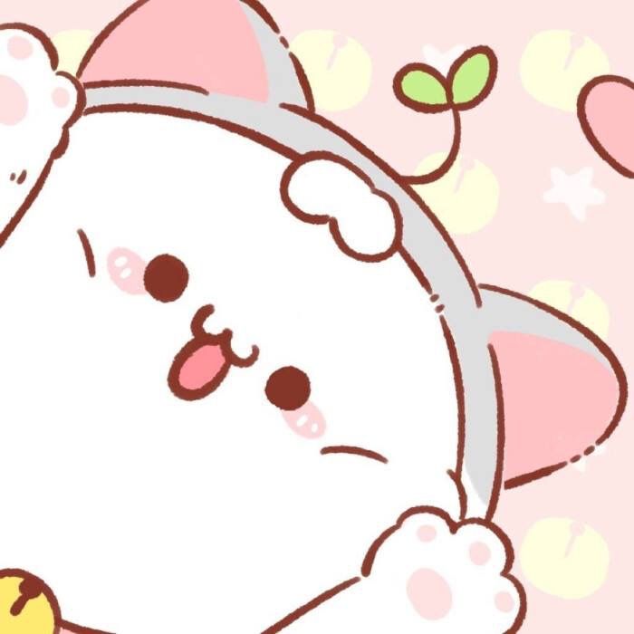 (Hình ảnh Sticker Cute Lá Chona) ảnh Sticker đeo Tai Mèo Chibi đáng Yêu