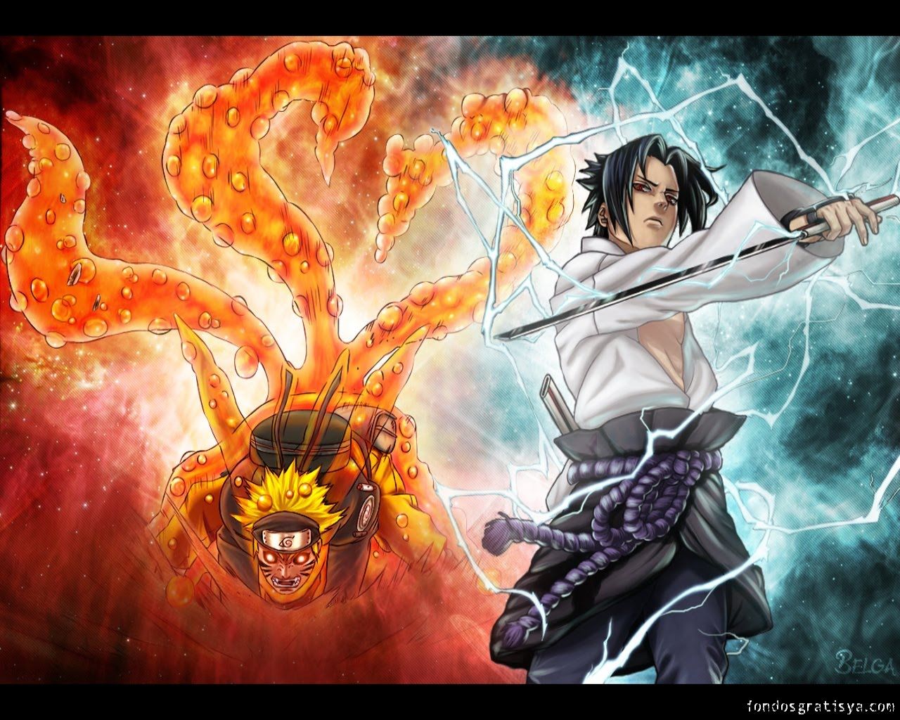 (Hình Naruto Ngầu) Nền Anime Về điện Thoại Chiến Binh Naruto 4k đẹp Nhất