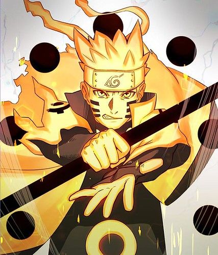 ảnh Naruto Lục đạo Cầm Vũ Khí Chiến đấu Siêu Ngầu