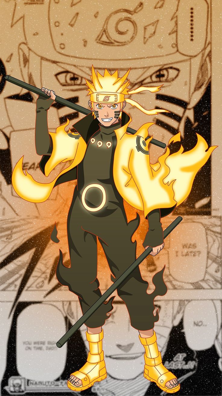 Hình ảnh Naruto Ngầu Nhất Naruto Cửu Vĩ Chất Ngầu