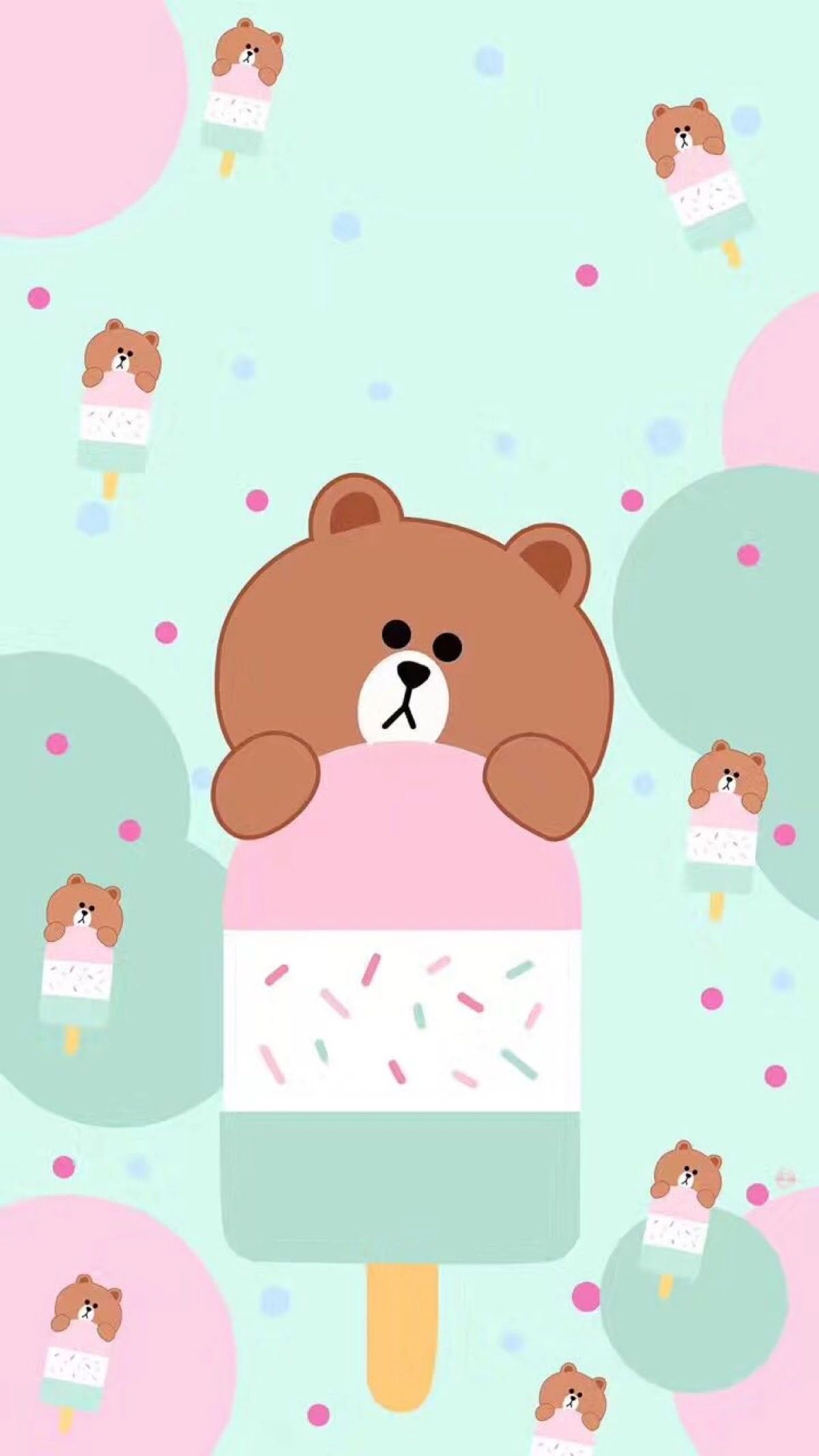 (Ảnh Nền Hello Kitty) Down ảnh Hello Kitty Chibi Siêu Dễ Thương Bên Chiếc Kem đầy Màu Sắc