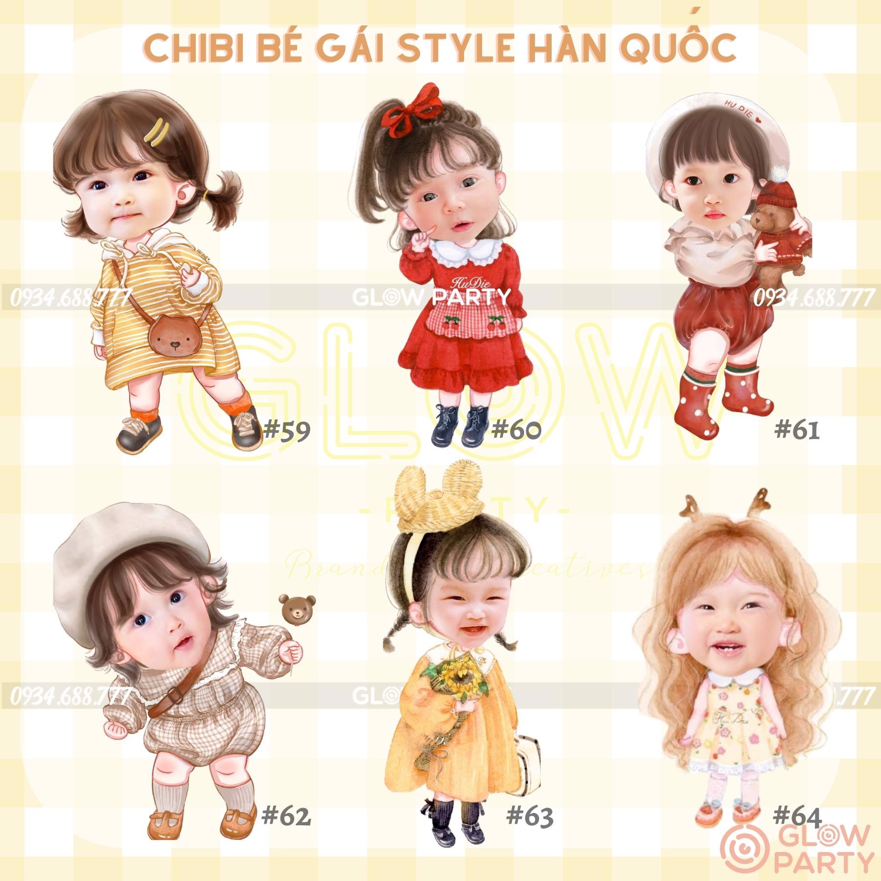 Hình ảnh Dễ Thương ĐẸP Cute đáng Yêu Chibi Bé Gái Style Hàn Quốc