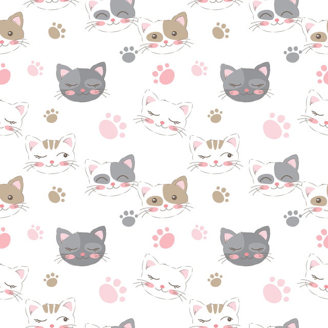 (Hình Nền Mèo đẹp) Tải Bộ Sticker Khuôn Mặt Và Dấu Chân Mèo Dễ Thương Quên Lối Về