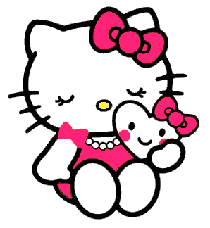 (ảnh Mèo Hello Kitty) Tải ảnh Mèo Hello Kitty Mặc Váy Hồng Siêu Dễ Thương Cho Bạn Nữ