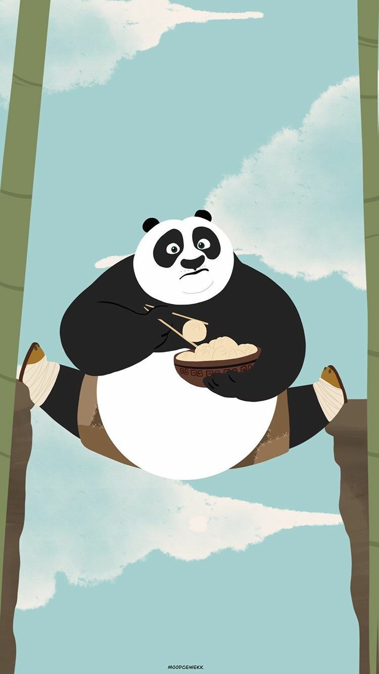Gấu Trúc Hoạt Hình Kungfu Panda Dễ Thương