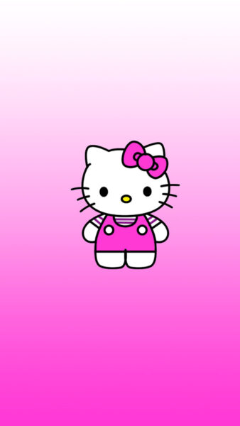 Hình Nền Hello Kitty Yếm Hồng Nơ Hồng đáng Yêu điệu đà
