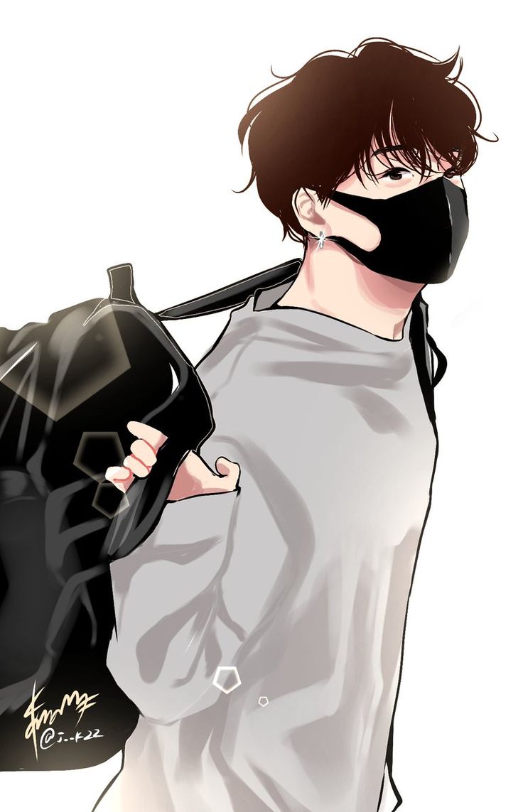 Hình ảnh Sad Boy Anime Chàng Trai áo Trắng Khoác Balo