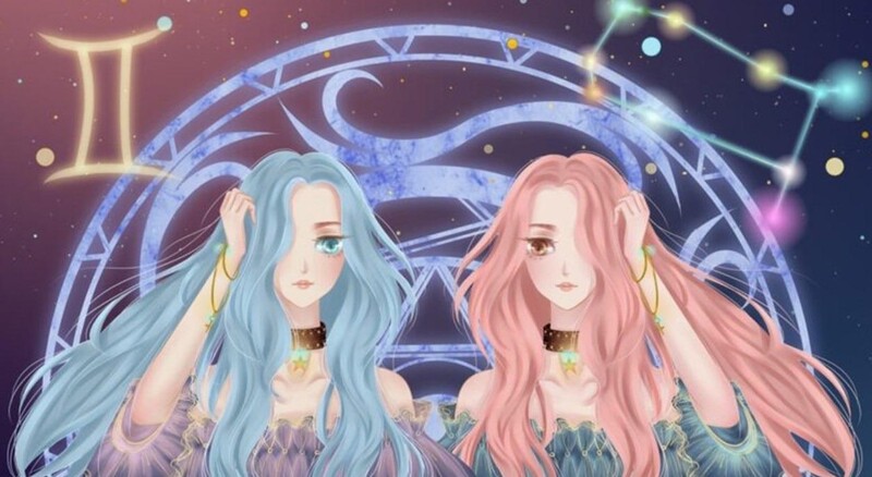 Hình ảnh Cung Song Tử Nữ Anime đôi Bạn Xinh đẹp Cá Tính