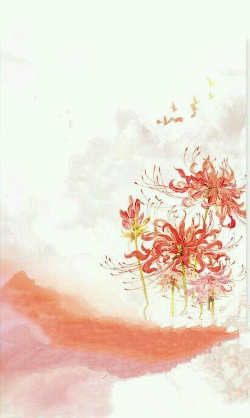 Hình ảnh Hoa Bỉ Ngạn đẹp Nhất ảnh Vẽ Cổ Trang Trung Quốc