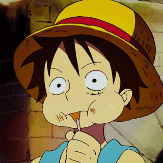 Tải ảnh Luffy Cute ăn Kẹo Mút Cực đáng Yêu
