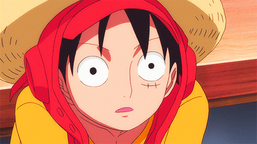 Tải ảnh Luffy Cute đầu Quấn Khăn Màu đỏ