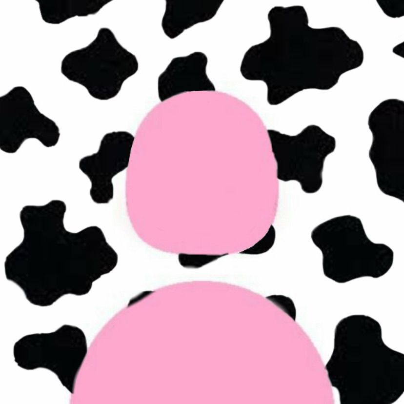 Tải ảnh đại Diện Mặc định Cute Dễ Thương Màu Hồng Nền Bò Sữa