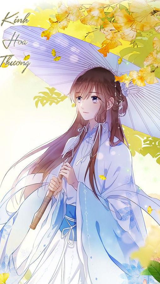 Hình ảnh Anime Nữ đáng Yêu đẹp Nhất Cổ Trang Cầm ô