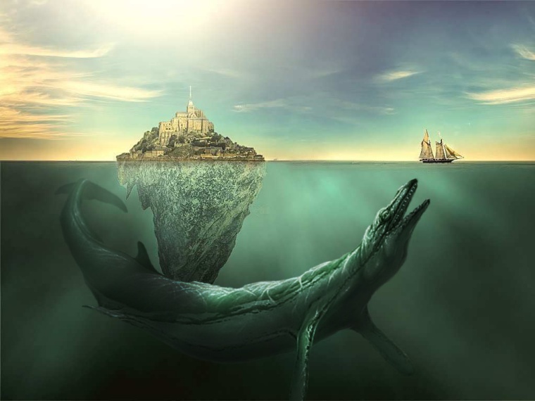 Hình ảnh Con Thuồng Luồng đáng Sợ ở đại Dương