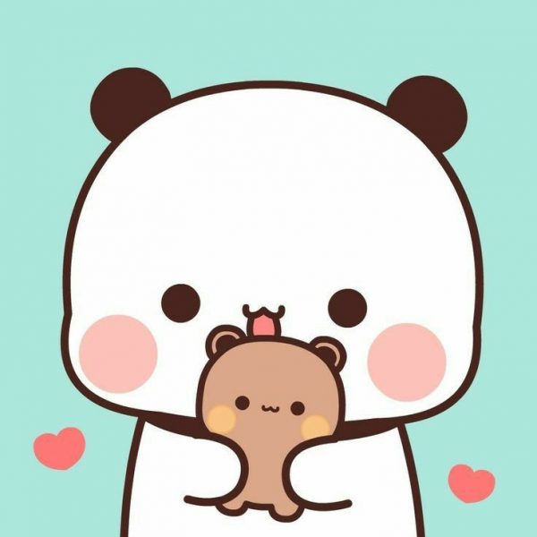 Hình Vẽ Chibi Cute Gấu Trắng Và Gấu Nâu