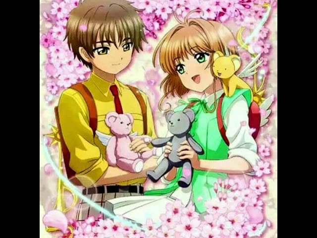 ảnh Sakura Và Syaoran Cầm Gấu Bông Cute