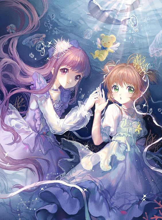 ảnh Sakura Và Tomoyo Xinh đẹp Dưới đáy đại Dương