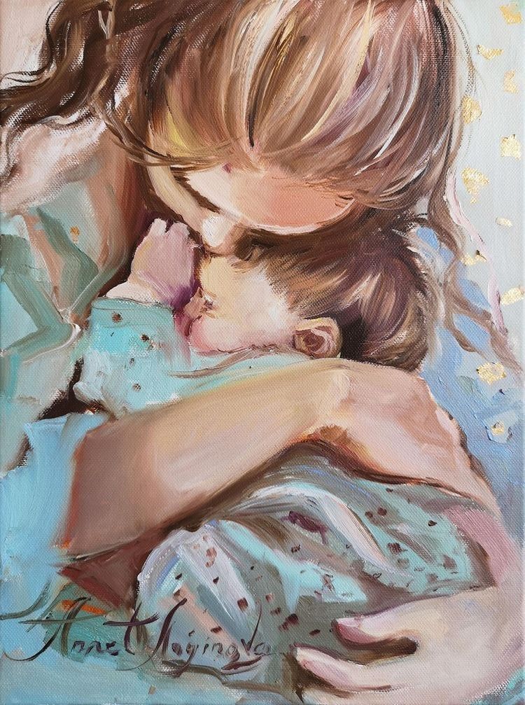 Hình ảnh Mẹ ôm Con Bé Nhỏ Trong Vòng Tay ấm áp