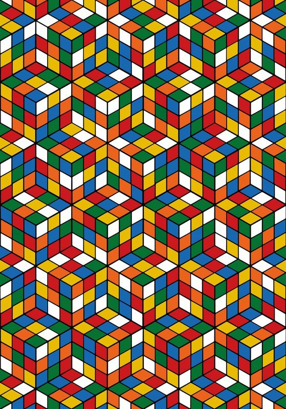 Những Khối Rubik 3d Sắc Màu ảnh Rubik Ngầu (3)