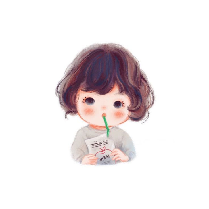 Chibi Em Bé Uống Sữa Cute ảnh Em Bé (10)