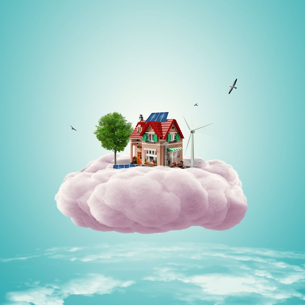 Ngôi Nhà Trên đám Mây Trắng ảnh Về ước Mơ (10)
